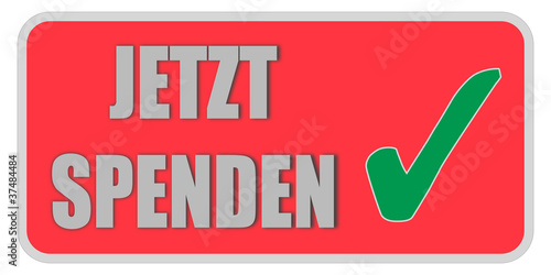 Illustration: CB-Sticker rot eckig oc JETZT SPENDEN CB-Sticker rot eckig oc JETZT SPENDEN
