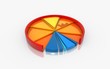 Pie chart concept