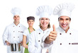 Chef group. Cooking.
