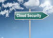 Signpost "Cloud Security"