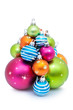 Boules de Noël scintillantes
