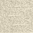 Abstract handwriting on old vintage paper. Seamless pattern, vec