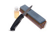 Sharpener stone and knife macro