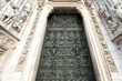 Milan cathedral door Milan cathedral door