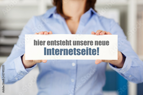 Foto: hier entsteht unsere neue internetseite hier entsteht unsere neue internetseite