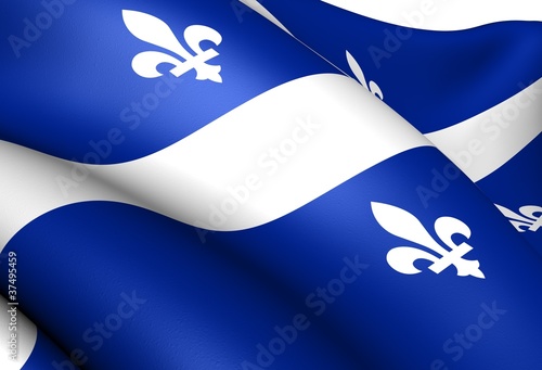 Photo: Flag of Quebec Flag of Quebec