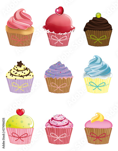Vektor: Cupcakes Cupcakes
