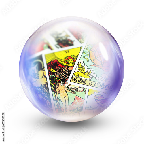 Photo: tarot glass ball tarot glass ball