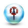 life ring inside sphere