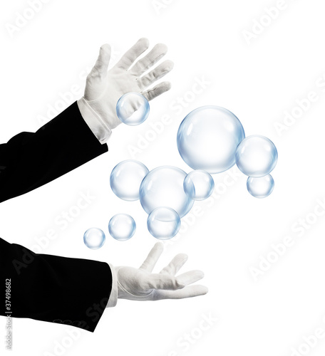 Foto: magician bubbles magician bubbles