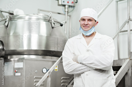 Photo: pharmaceutical factory worker pharmaceutical factory worker