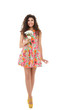 Girl with chrysanthemum