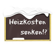 Tafel Winter Heizkosten senken