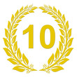 Lorbeerkranz Gold - 10