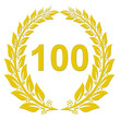 Lorbeerkranz Gold - 100
