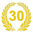 Lorbeerkranz Gold - 30