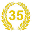 Lorbeerkranz Gold - 35