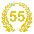Lorbeerkranz Gold - 55