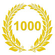 Lorbeerkranz Gold - 1000
