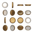 Golden crown cap