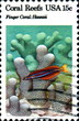 Coral Reefs. Finger Coral, Hawaii. US Postage.