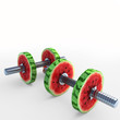 Illustration: watermelon_dumbbells watermelon_dumbbells