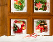 Frosty Christmas Window Frosty Christmas Window