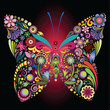 Flowers and butterflies