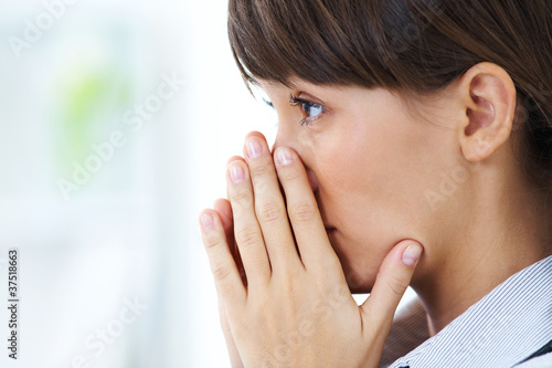 Photo: young girl crying young girl crying