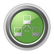 Green 3D Style Button "Network"