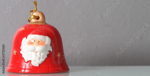 Photo: Bell with Santa Claus,Christmas time Bell with Santa Claus,Christmas time