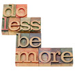 do less be more motivation
