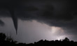Tornado und Blitze