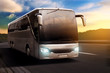 Bus at Sunset