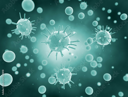 Illustration: Virus cells Virus cells