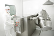pharmaceutical factory worker