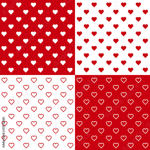 Vector: Seamless Tiny Hearts Backgrounds, EPS includes 4 pattern tiles. Seamless Tiny Hearts Backgrounds, EPS includes 4 pattern tiles.