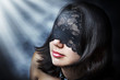 Fashion portrait of young sexy woman