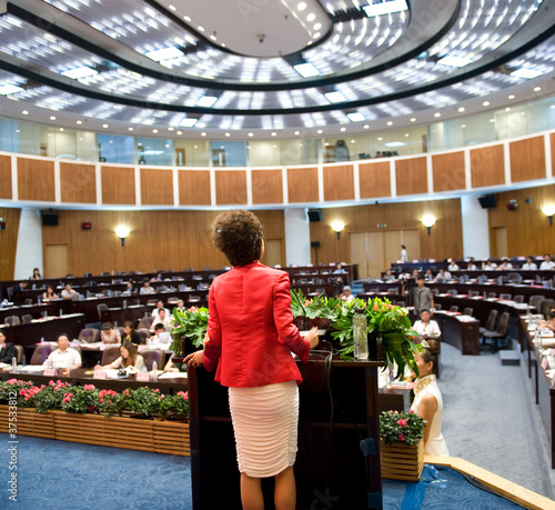 Photo: during the presentation during the presentation