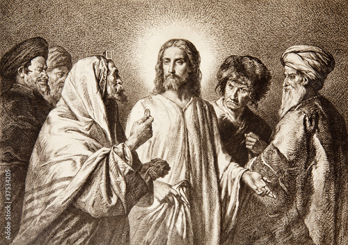 Photo: Jesus and the money Jesus and the money