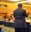 during the presentation