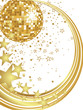 Goldene Discokugel