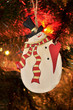 Photo: Wooden Snowman with heart and scarf Wooden Snowman with heart and scarf