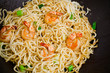 Stir-fried noodle with shrimp