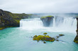 Godafoss waterfall in the northern Iceland Godafoss waterfall in the northern Iceland