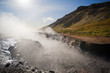 Thermal areas in the mountains of Iceland