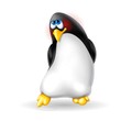 pinguino timido