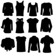 clothing for women black art silhouette