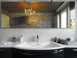 lavabo bianco in bagno moderno