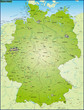 Deuschland mit Nachbarländern